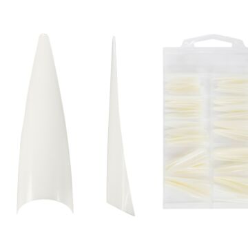 Tipkasten Stiletto "Long" Natur 100St.