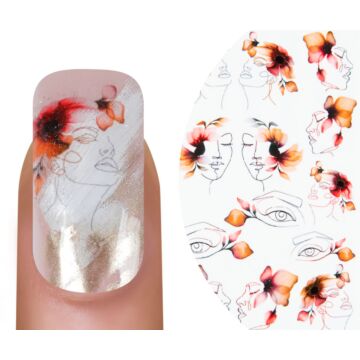 Emmi-Nail Watertattoo Herbst Face Line 1