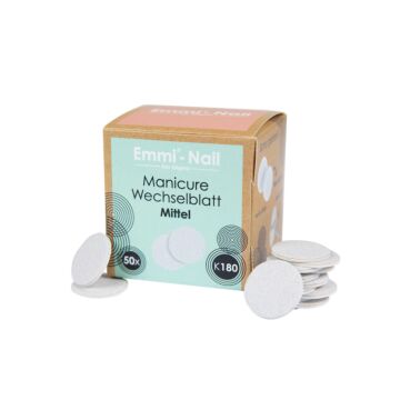 Emmi-Nail Manicure/Pedicure Wechselblatt Mittel 50er -K180-
