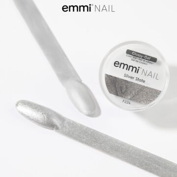 Emmi-Nail Glossy-Gel Silver State  5ml -F224-