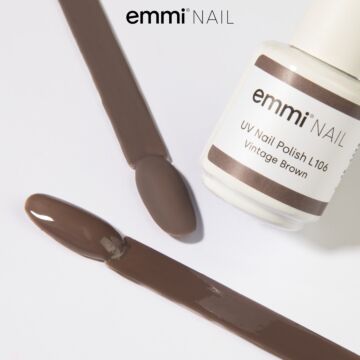 Shellac UV Polish Vintage Brown 15ml -L106-