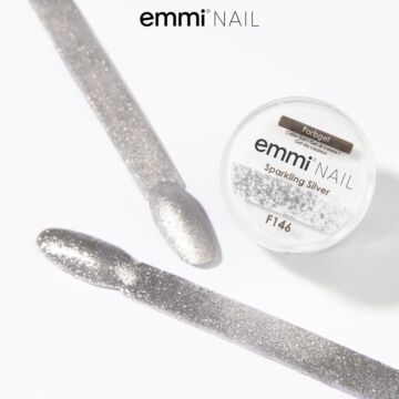 Emmi-Nail Farbgel Sparkling Silver 5ml -F146-