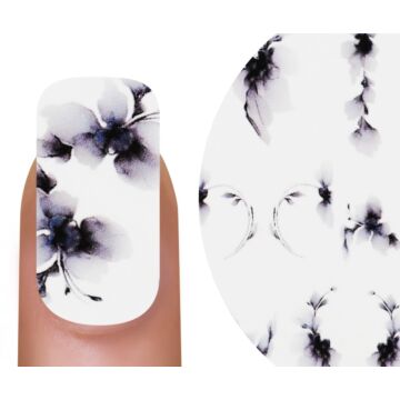 Emmi-Nail Watertattoo Black Flowers 5