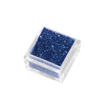 Glitterpuder blau