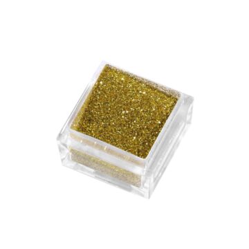 Glitterpuder gelb-gold