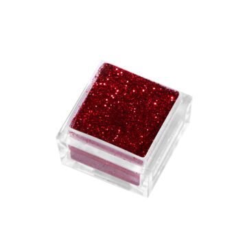 Glitterpuder rot