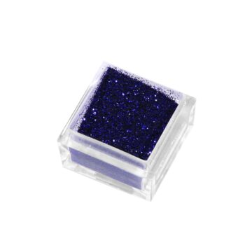 Glitterpuder royalblau