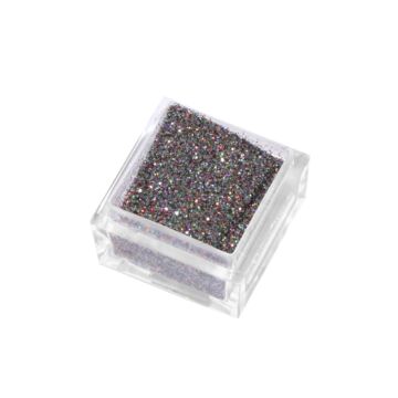 Glitterpuder silber hologramm