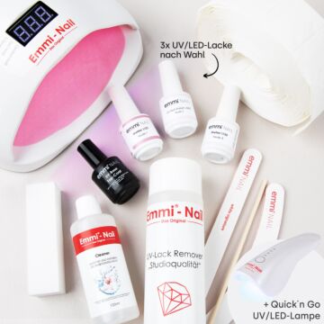 Shellac Starter-Set + Quick`n Go Lampe