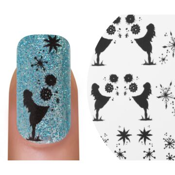 Emmi-Nail Watertattoo Weihnachssterne