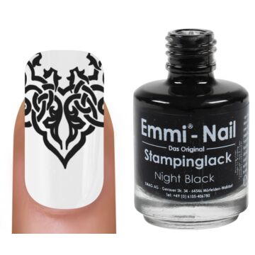 Stampinglack "night black" 12ml