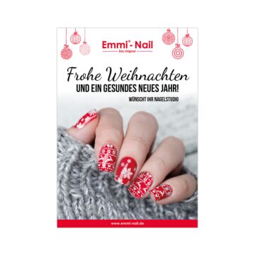 Emmi-Nail Poster "Frohe Weihnachten"