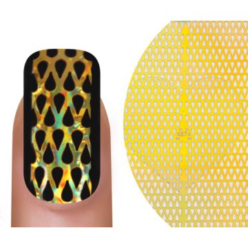 Emmi-Nail Effekt Nailart Schablone K074