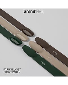 Farbgel-Set "Erdzeichen"