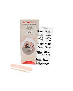 Emmi-Nail Gel Nagelfolien Black Waves 20Stk.