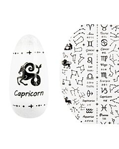Emmi-Nail 3D Art Nail Sticker Zodiac Signs black