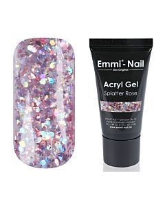Emmi-Nail Acryl Gel Tube Splatter Rose 30g