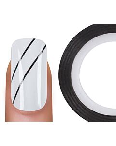 Emmi-Nail Stripe Schwarz Glitter